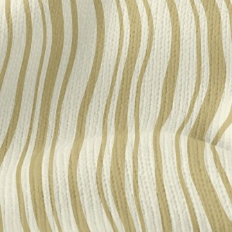 Thick And Thin Deformed Stripe Stretch Jersey