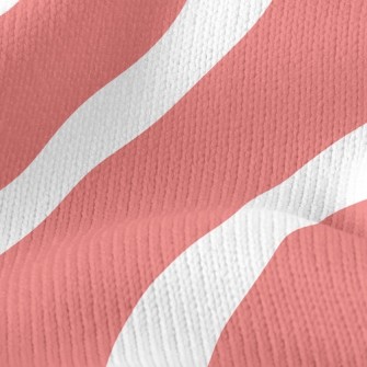 Diagonal Stripes Stretch Jersey