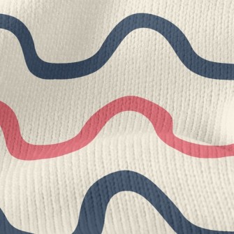 Two-Color Wave Stretch Jersey
