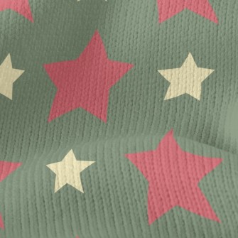 Fashion Two-Color Star Stretch Jersey