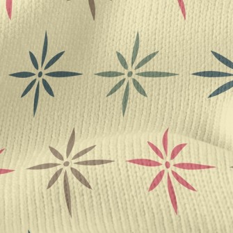 Shiny Four-Color Star Stretch Jersey