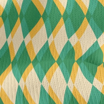 Stacked Diamond Stretch Jersey