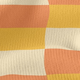 Stacked Rectangular Blocks Stretch Jersey
