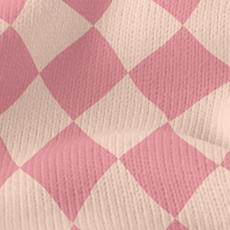 Checkerboard Rhombus Stretch Jersey