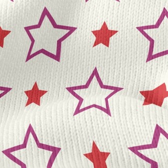 Cute Size Stars Stretch Jersey