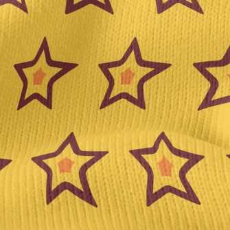 Shiny Double Star Stretch Jersey