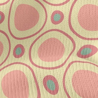 Multi-Layer Circle Dots Stretch Jersey