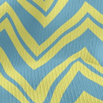 Two-Color Zigzag Waves Stretch Jersey