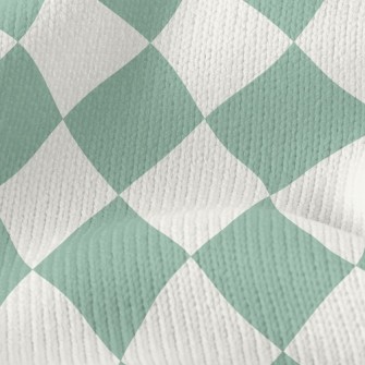 Checkerboard Rhombus Stretch Jersey
