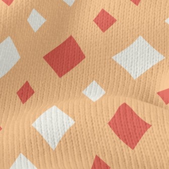 Large And Small Rhombus Stretch Jersey