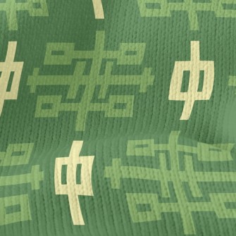 Chinese Style Totem Stretch Jersey