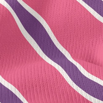 Morandi Color Stripes Stretch Jersey