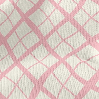 Mesh Staggered Rhombus Stretch Jersey