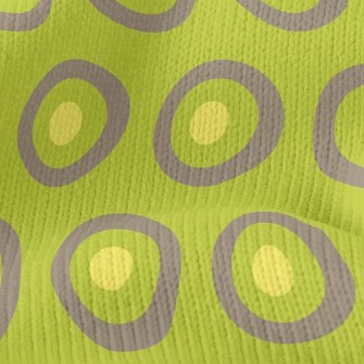 Kiwi Pulp Dots Stretch Jersey