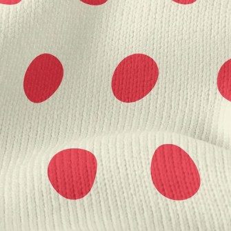 Solid Color Dots Stretch Jersey
