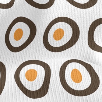 Solid Basket Empty Point Stretch Jersey