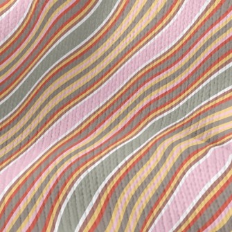 Ornate Stripes Stretch Jersey