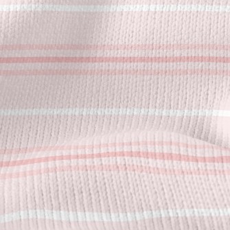 Elegant Style Horizontal Strip Stretch Jersey