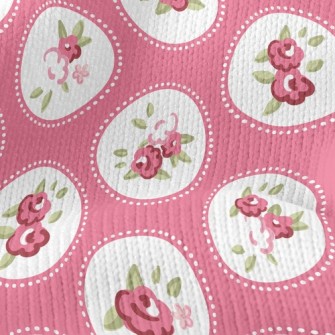 Circle Protects Roses Stretch Jersey