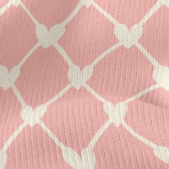Heart Combination Lattice Stretch Jersey