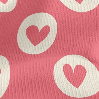 Round Heart Stretch Jersey