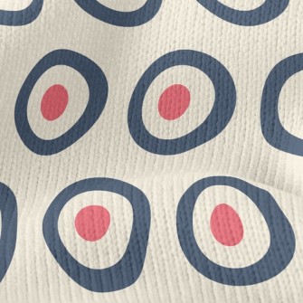 Circle Of Red Hearts Stretch Jersey