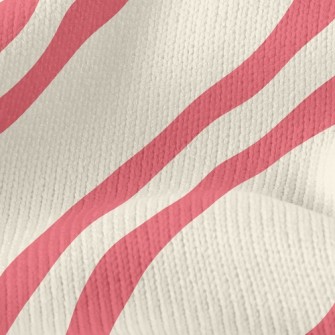Classic Diagonal Stripes Stretch Jersey
