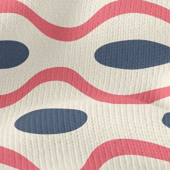 Polka Dot Wave Stretch Jersey