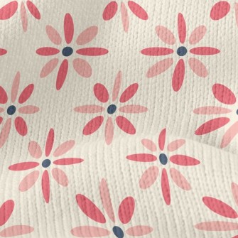 Radial Flowers Stretch Jersey