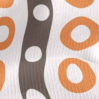 Polka Dot Stripes Stretch Jersey