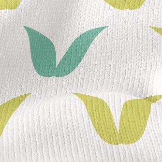 Small Leaves Stretch Jersey