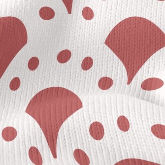 Scalloped Dots Stretch Jersey