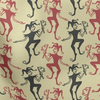Clown Joker Lightweight Cotton Poplin