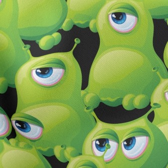 Little Green Monster Lightweight Cotton Poplin