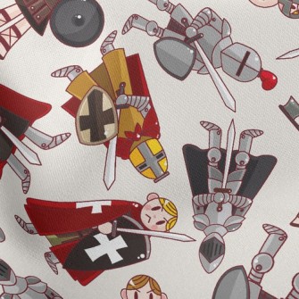 Cartoon Baby Soldier Lightweight Cotton Poplin