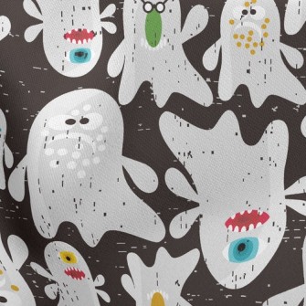 Funny Ghost Lightweight Cotton Poplin