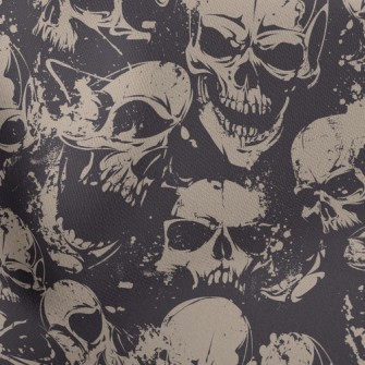 Scary Skeleton Lightweight Cotton Poplin