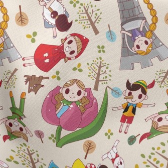 Fairy Tale Protagonist Lightweight Cotton Poplin
