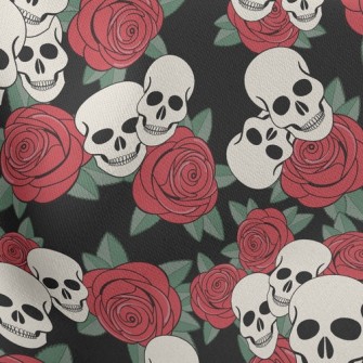 Rock Rose Skull Lightweight Cotton Poplin