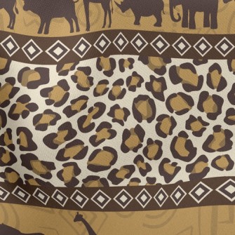 Animal Print Lightweight Cotton Poplin