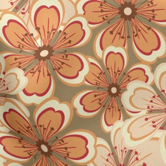 Plum Blossom Lightweight Cotton Poplin