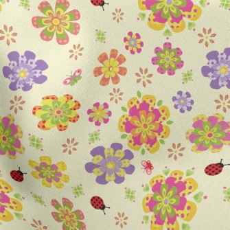 Elegant Temperament Small Flor Lightweight Cotton Poplin
