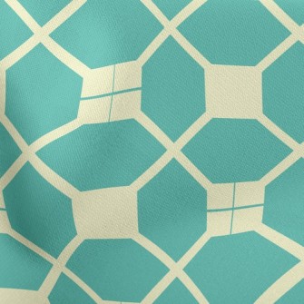 Large And Small Grid Connectio Lightweight Cotton Poplin