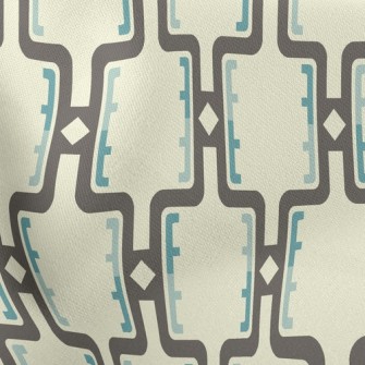 Geometric Arrangement Lightweight Cotton Poplin