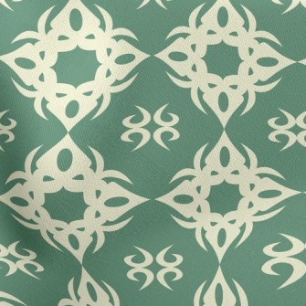 Retro Deformed Flower Lightweight Cotton Poplin