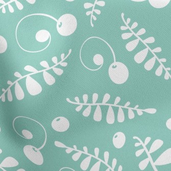 Fresh Fruit Leaves Lightweight Cotton Poplin