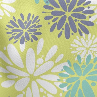 Three-Color Temperament Floral Lightweight Cotton Poplin