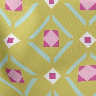 Colorful Cubes Lightweight Cotton Poplin