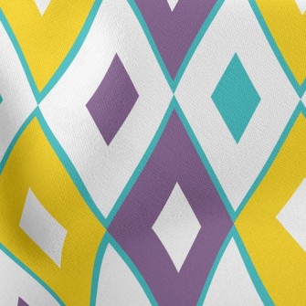 Personality Rhombus Lightweight Cotton Poplin