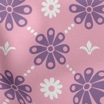 Two-Color Romantic Flower Lightweight Cotton Poplin